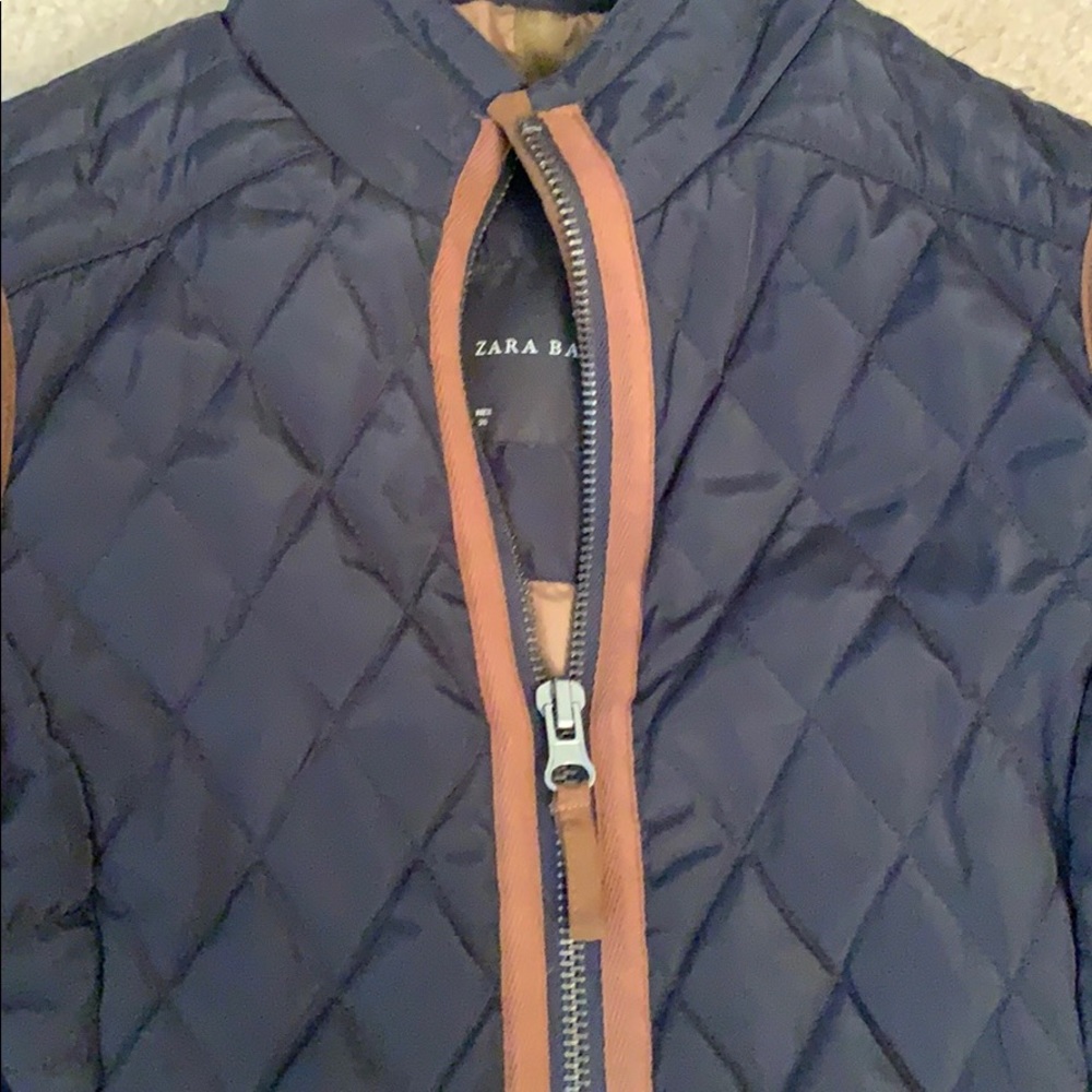 ZARA light weight jacket! Navy blue Size small - Picture 4 of 6